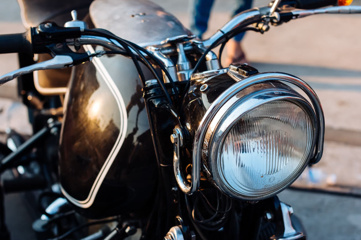 バイクを撮る